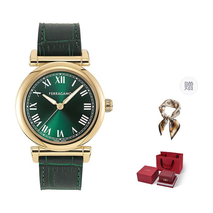 Ferragamo 36mm Silver Dial Watch