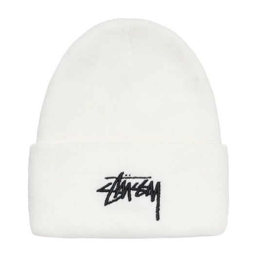 Stussy x Nike Beanie White