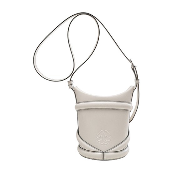 Alexander McQueen The Curve Bag Ivory