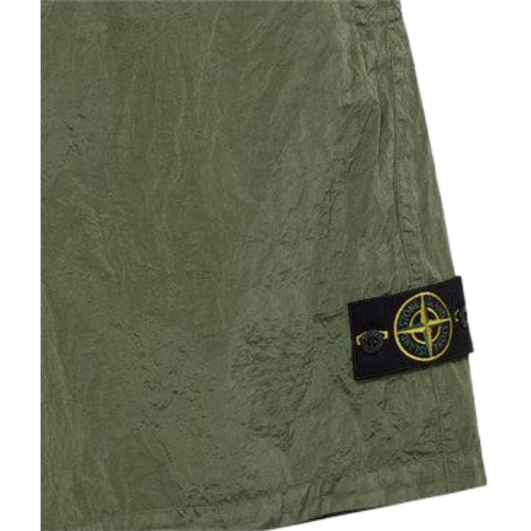 Stone Island SS23 Nylon Shorts Green