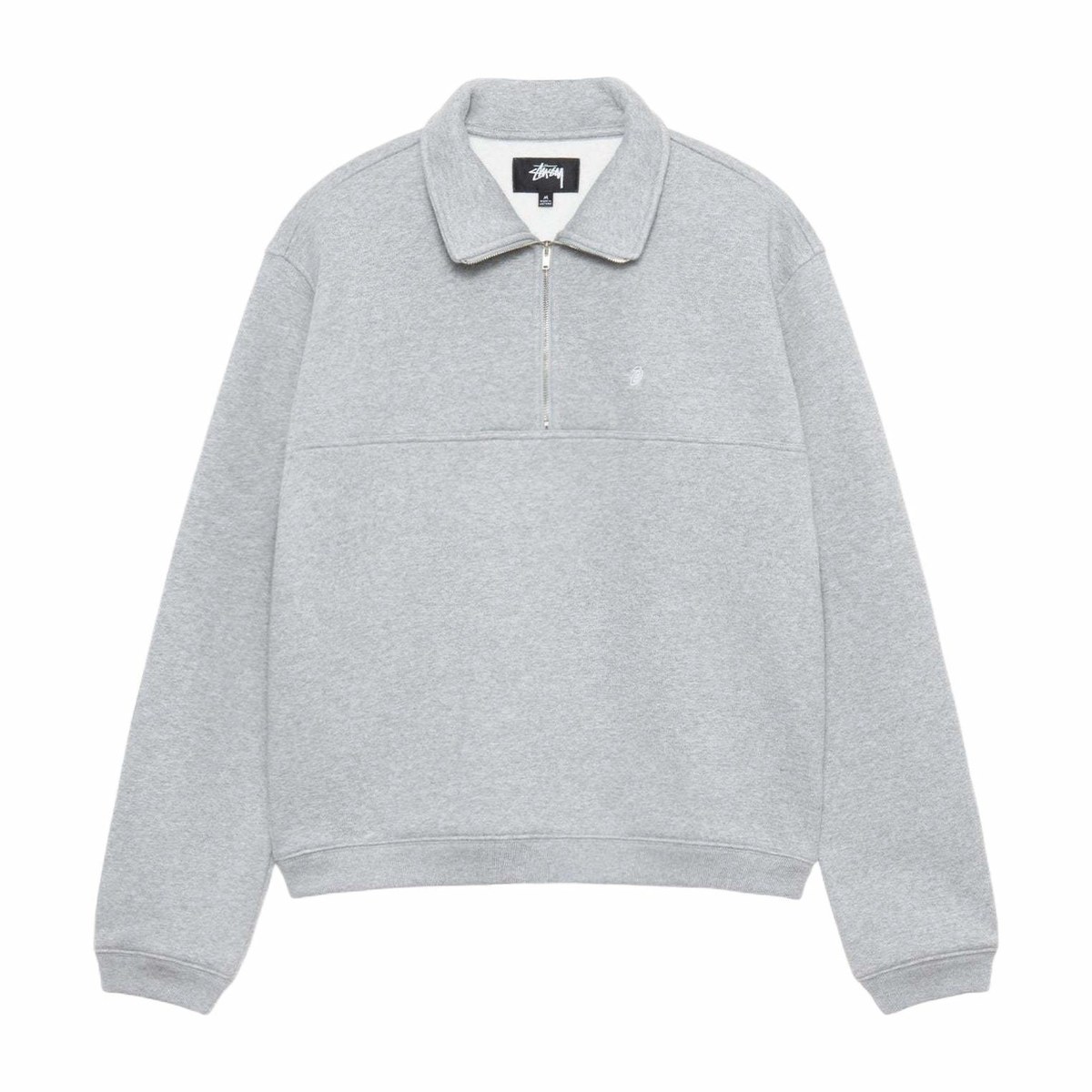 Stussy Half Zip Mock Neck Sweatshirt