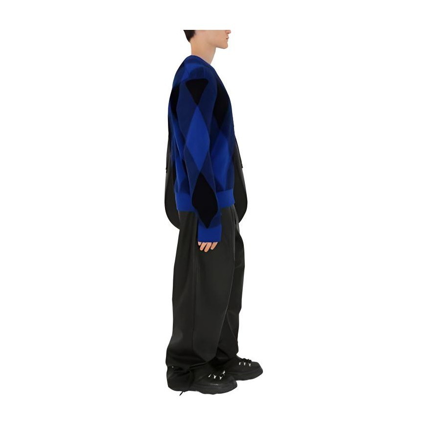 Burberry Argyle Wool Sweater
