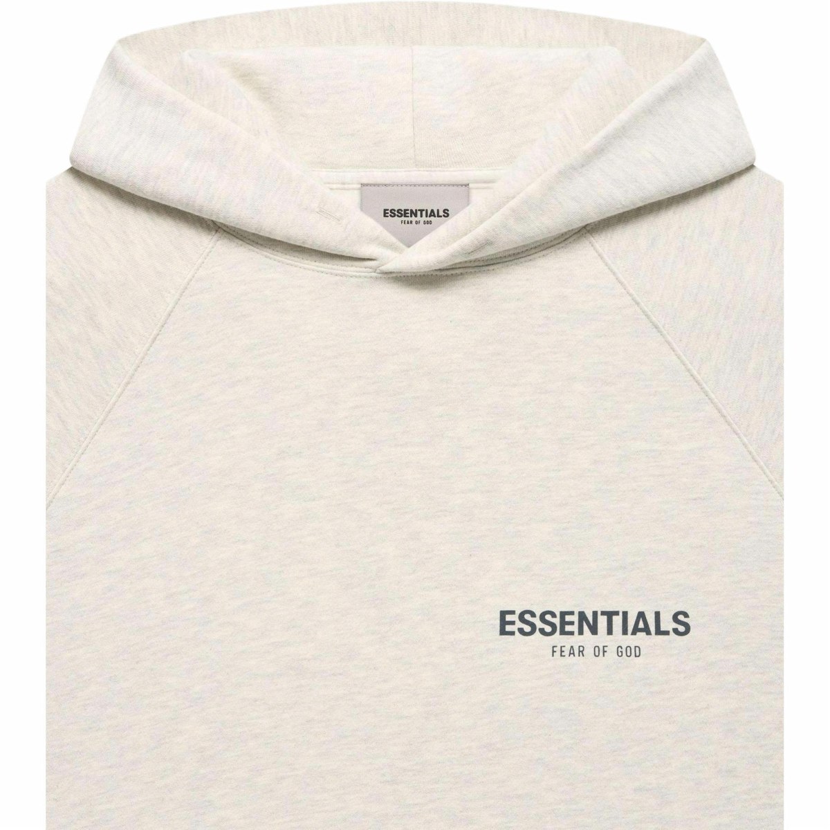 Fear of God Essentials FW21 Pullover Hoodie Light Heather Oatmeal