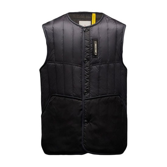 Moncler Genius x Fragment FW21 Quilted Vest Dark Grey