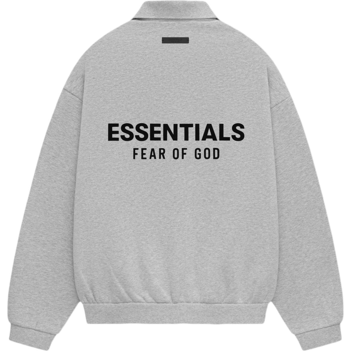 Fear of God Essentials FW24 Holiday Core Polo Light Mist Grey