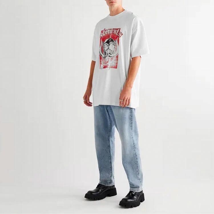 Vetements Skull Print T-Shirt White
