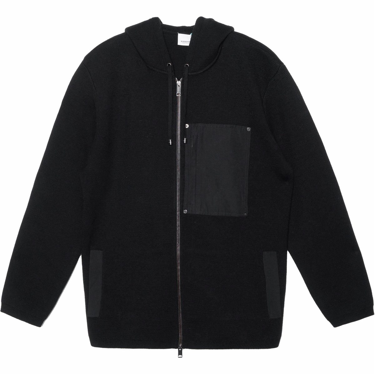 Burberry Wool Hoodie Black