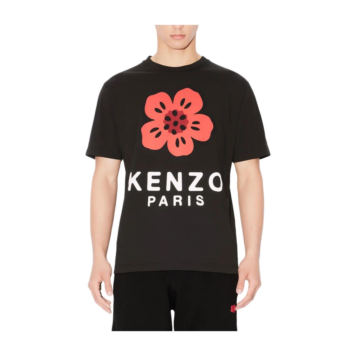 KENZO Logo Floral Print T-Shirt