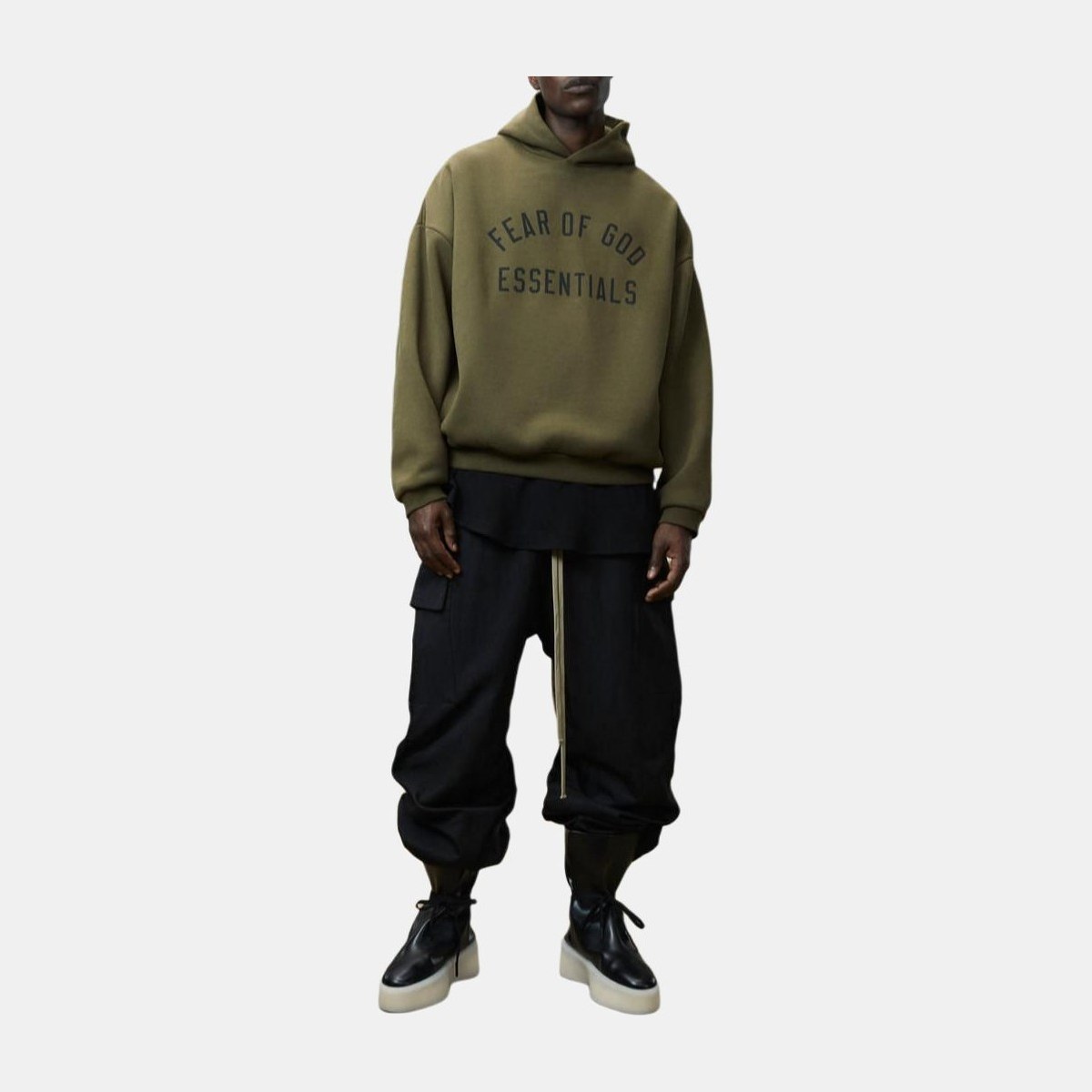 Fear of God Essentials Textured Nylon Field Pant Black