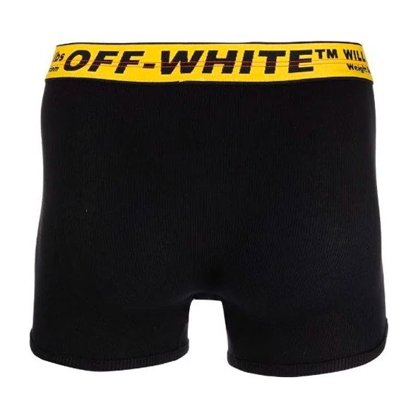 OFF-WHITE Logo Print Boxer Briefs 3-Pack Black