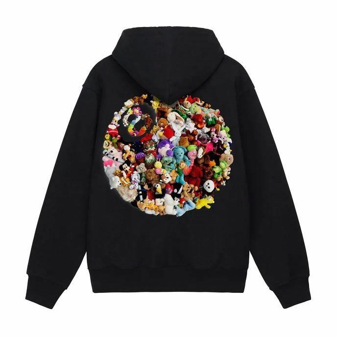 Stussy 8 Ball Plush Hoodie