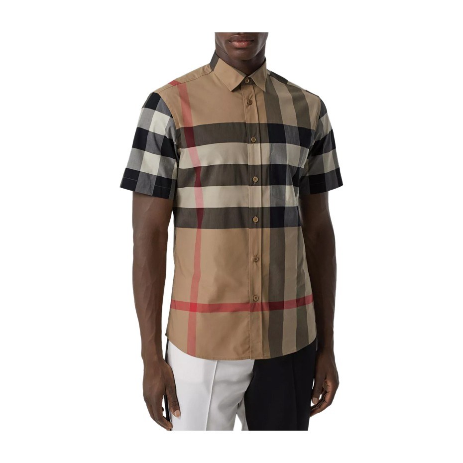 Burberry Check Short Sleeve Shirt