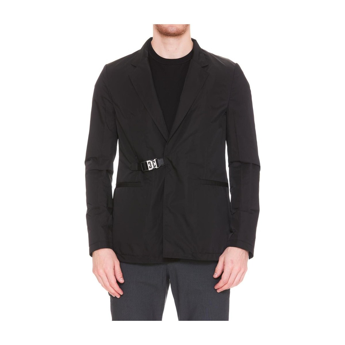 Givenchy SS22 Belted Blazer Black