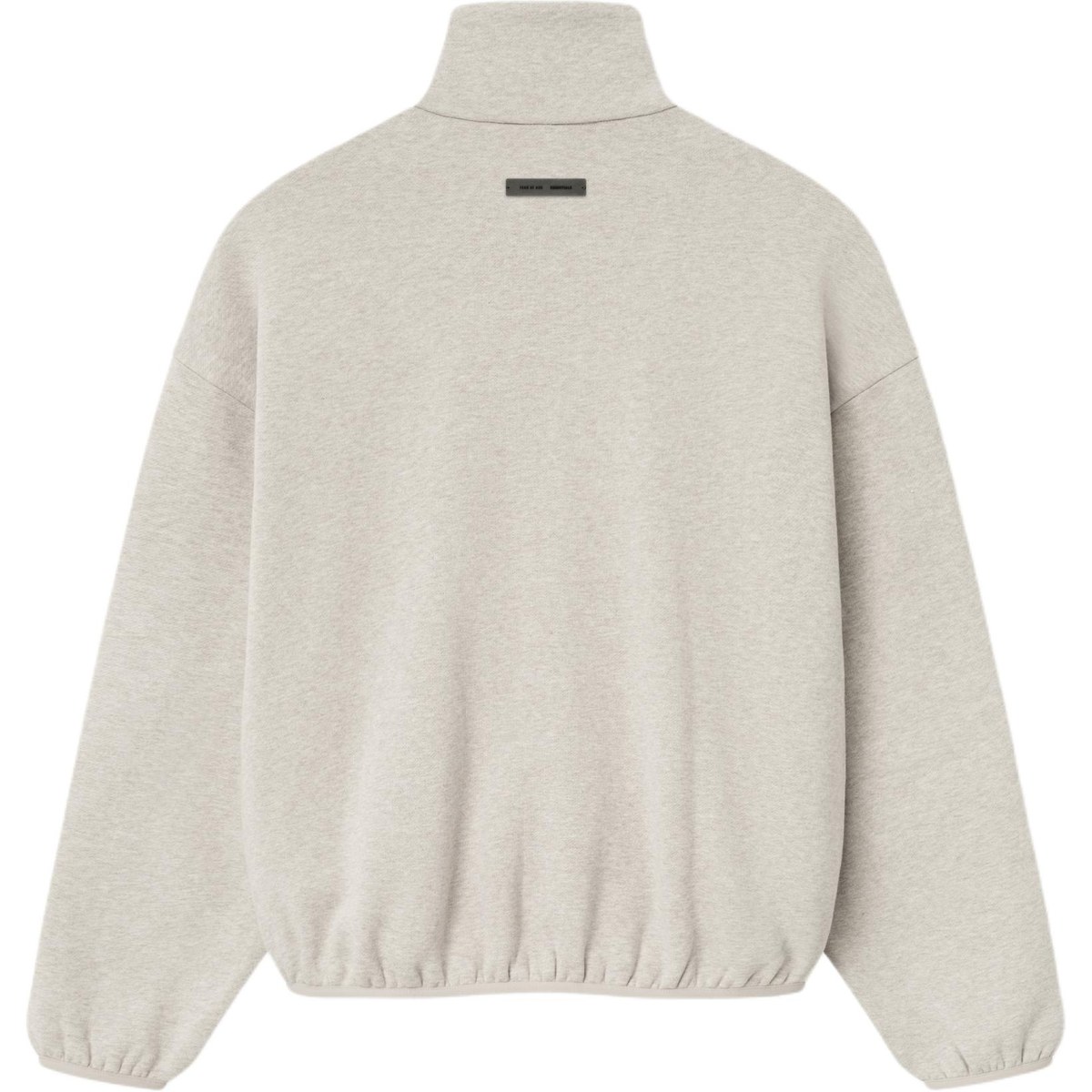 Fear of God Essentials Modern Fit Fleece Track Jacket Heather Stone
