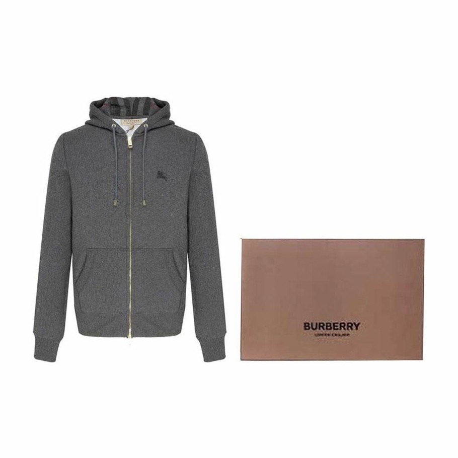 Burberry Logo Zip Hoodie
