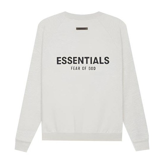 Fear of God Essentials SS21 Pullover Crewneck Light Heather Oatmeal