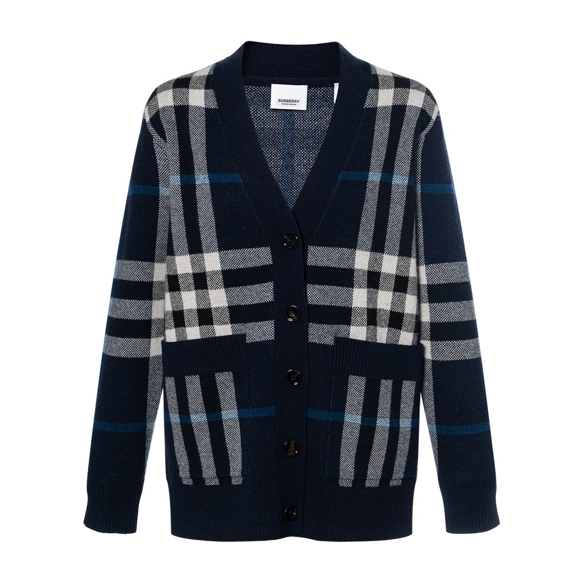 Burberry V-Neck Wool Sweater