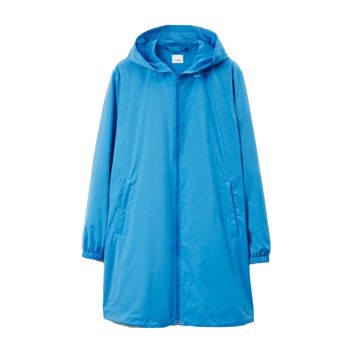 Burberry FW23 Hooded Zip Trench Coat Sky Blue
