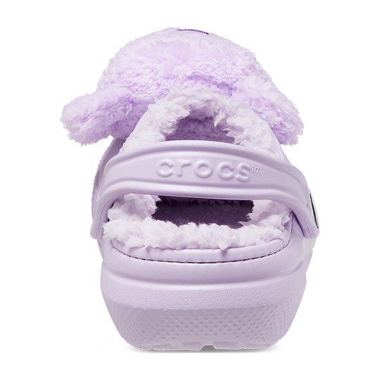 Lazy Oaf x Crocs Classic Lined Clog Crystal Purple