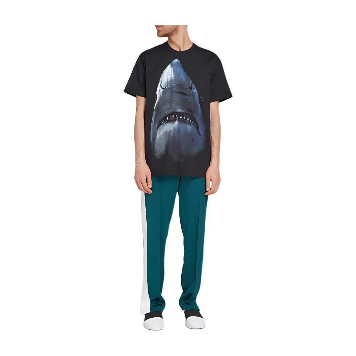 Givenchy Shark Print T-Shirt Black