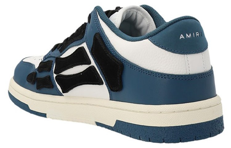 AMIRI Skel-Top Low Blue White Black