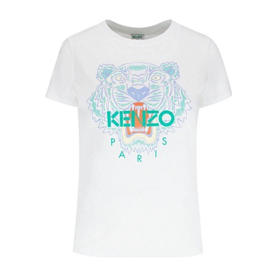 KENZO Tiger Print Crewneck T-Shirt