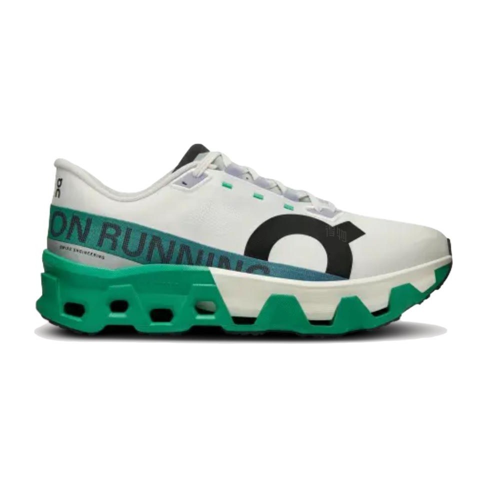 On Cloudmonster White Green