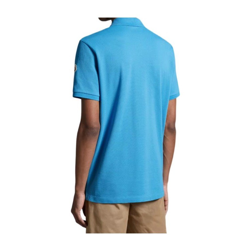 Moncler Polo Shirt Blue