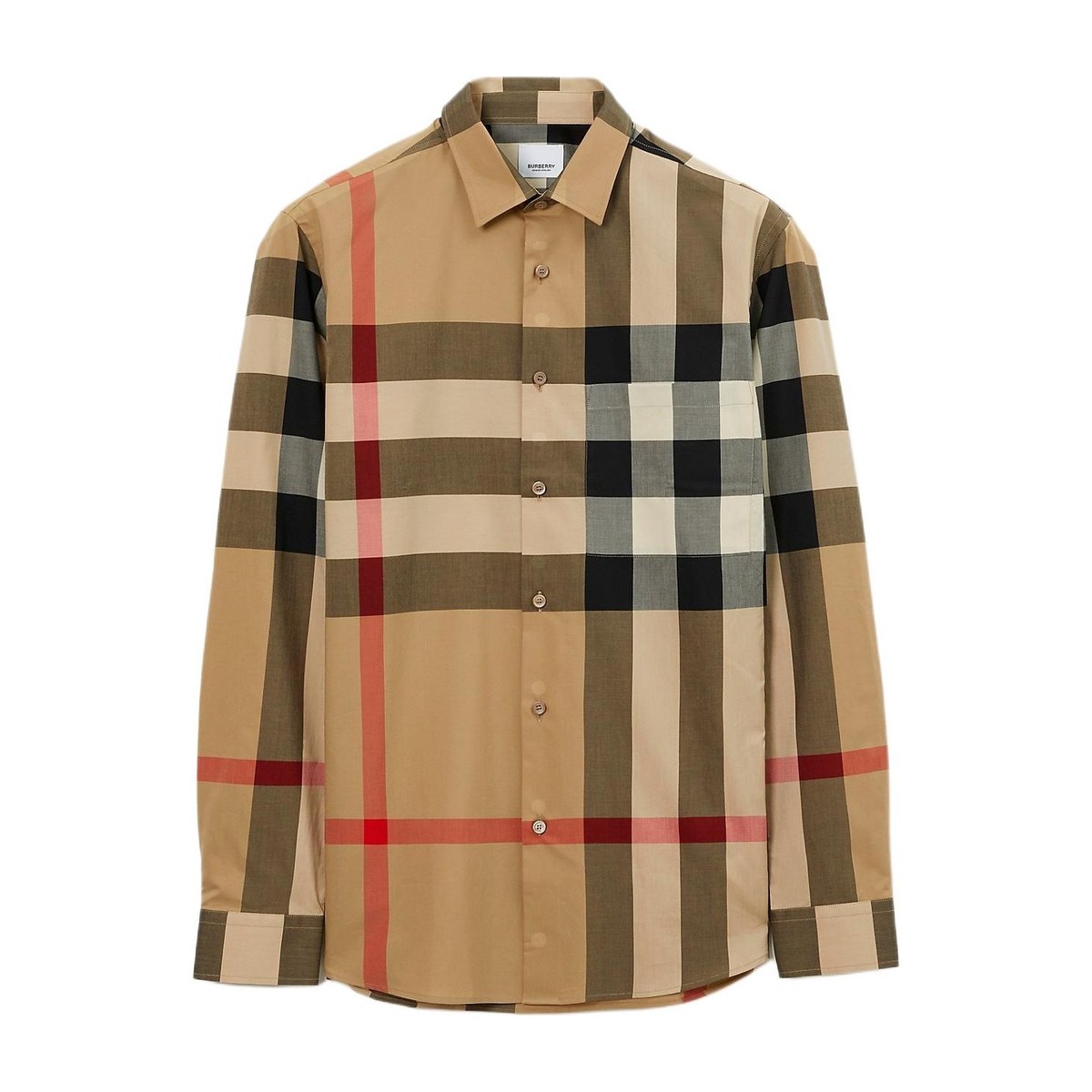 Burberry Check Shirt Beige