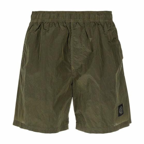 Stone Island SS21 Swim Shorts Green