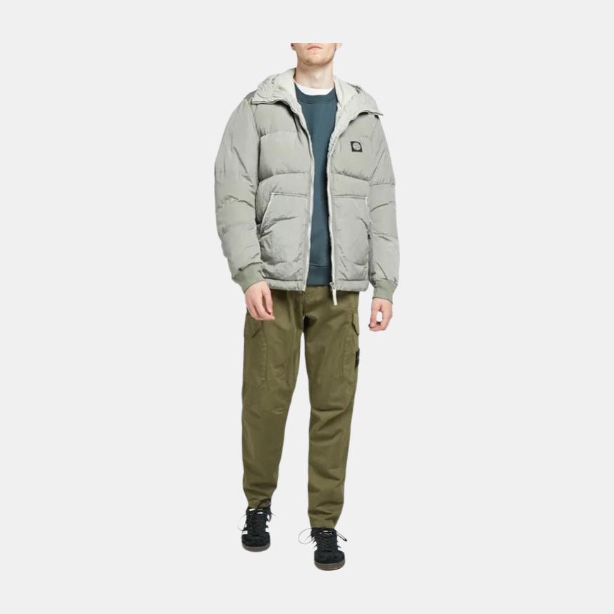 Stone Island Nylon Logo Down Jacket