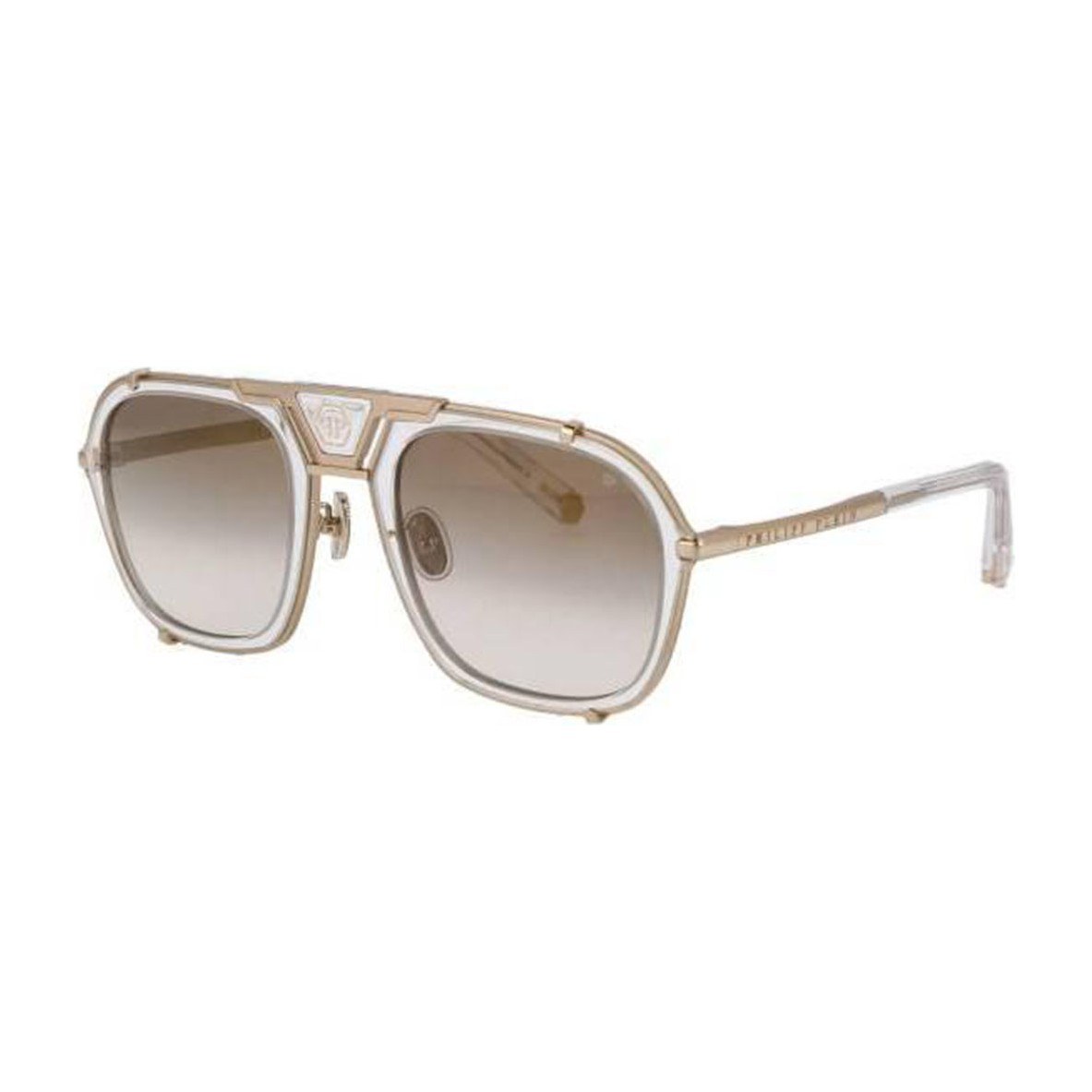 Philipp Plein Aviator Sunglasses Rose Gold