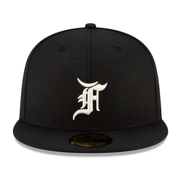 Fear of God Essentials Logo Wool Blend Baseball Cap Black