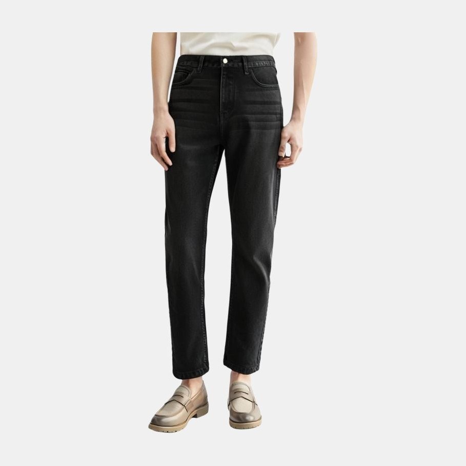 AMIRI Wide Leg Jeans Black