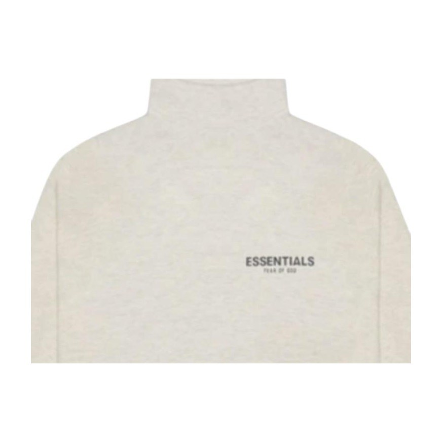 Fear of God Essentials SS20 Mock Neck Sweatshirt Oatmeal