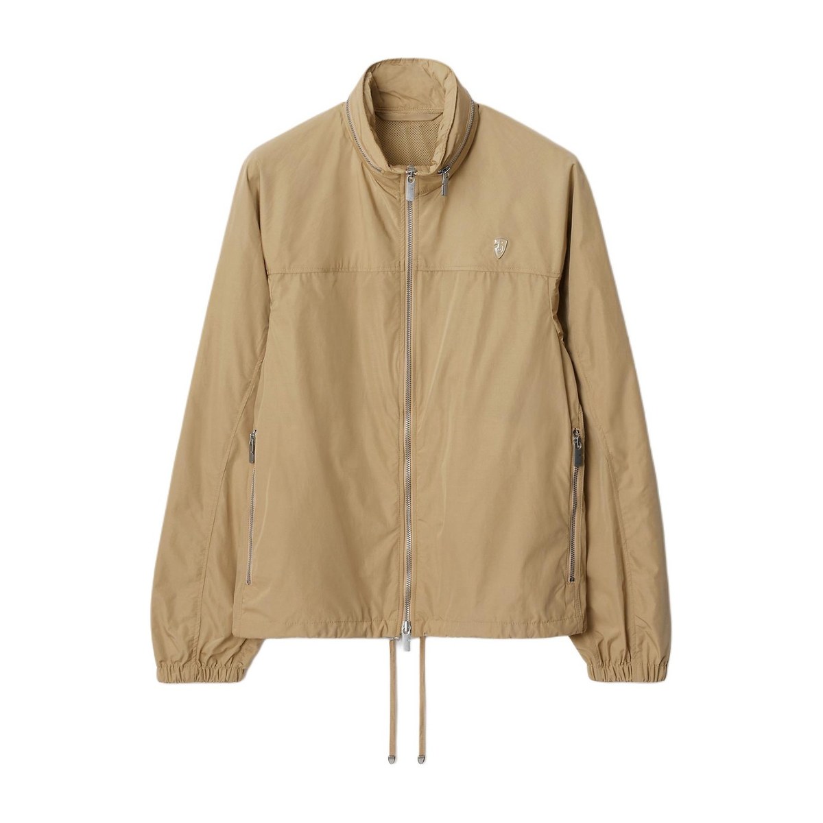 Burberry SS25 Logo Badge Zip Jacket Khaki