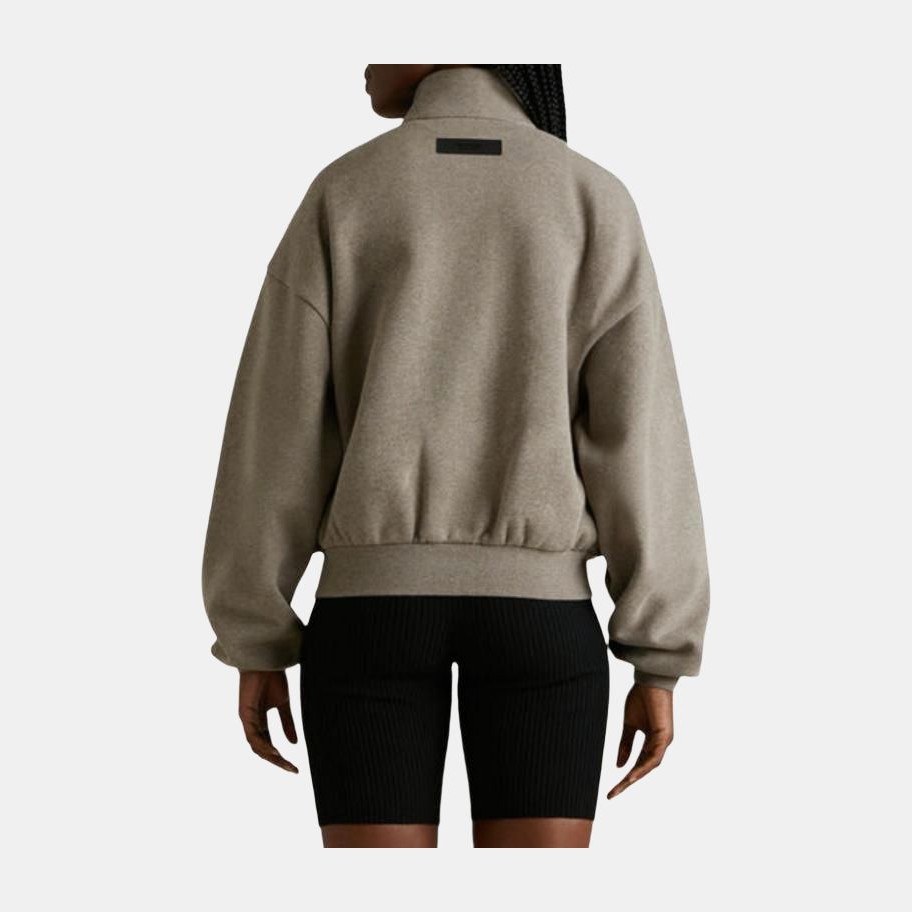 Fear of God Essentials SS24 Zip Up Jacket Heather Grey