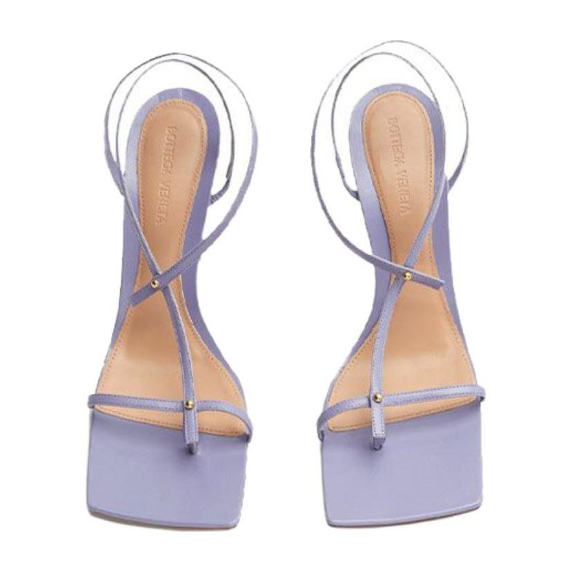 Bottega Veneta Stretch Sandals Purple
