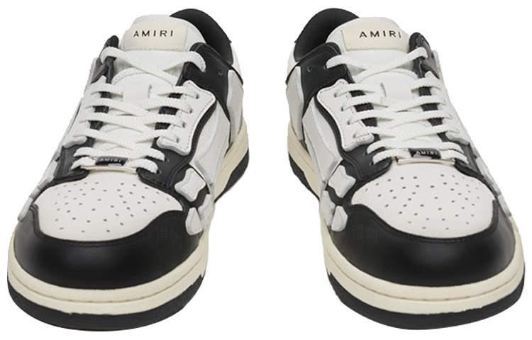 AMIRI Skel-Top Low Black White