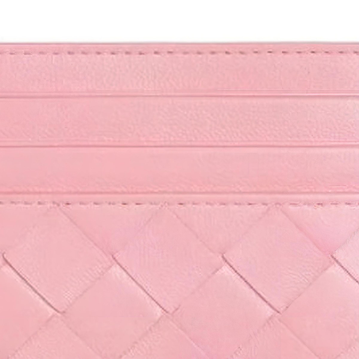 Bottega Veneta Intrecciato Cardholder Pink