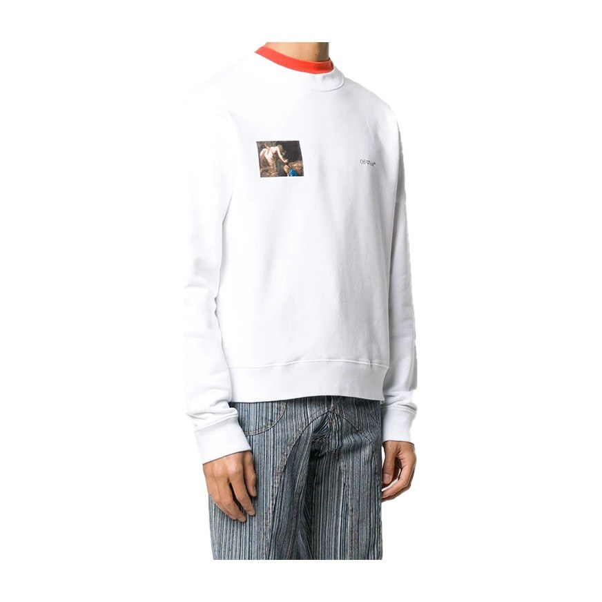 OFF-WHITE Caravaggio Pullover White