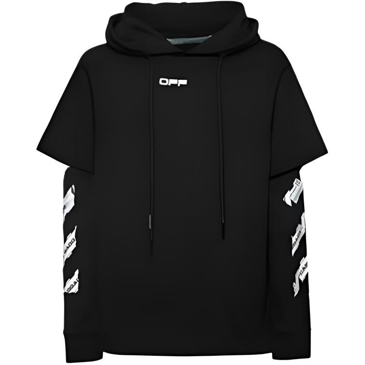 OFF-WHITE SS20 Airport Tape Hoodie