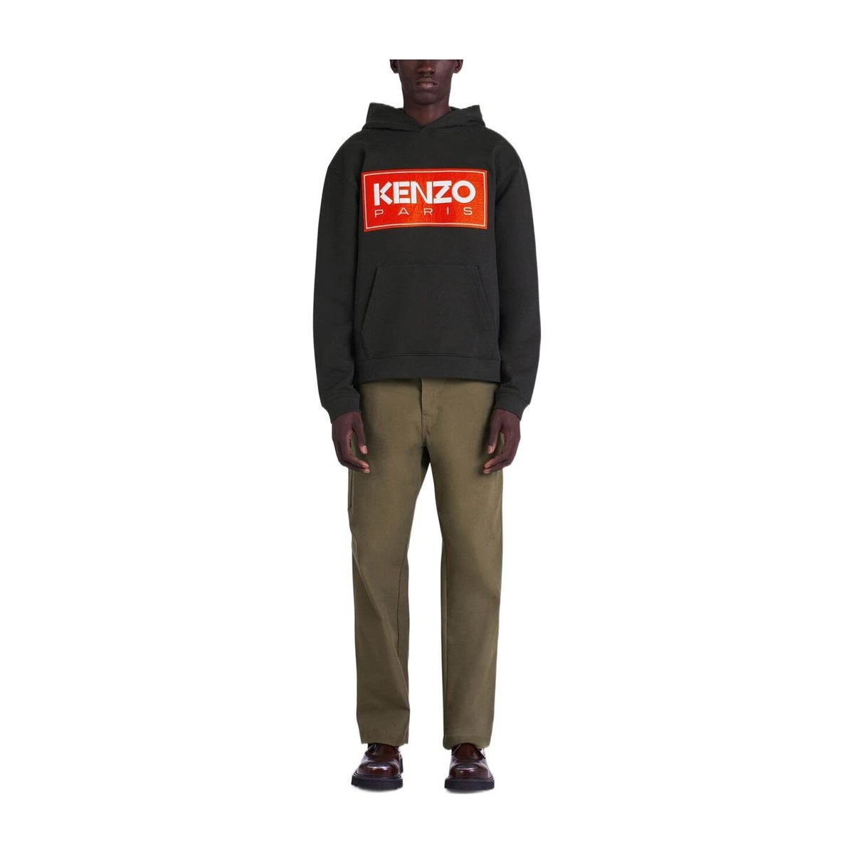 KENZO Logo Hoodie Black