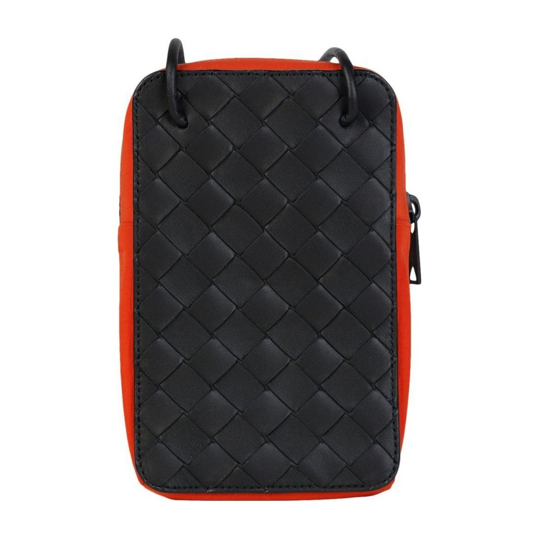 Bottega Veneta Intrecciato Messenger Orange