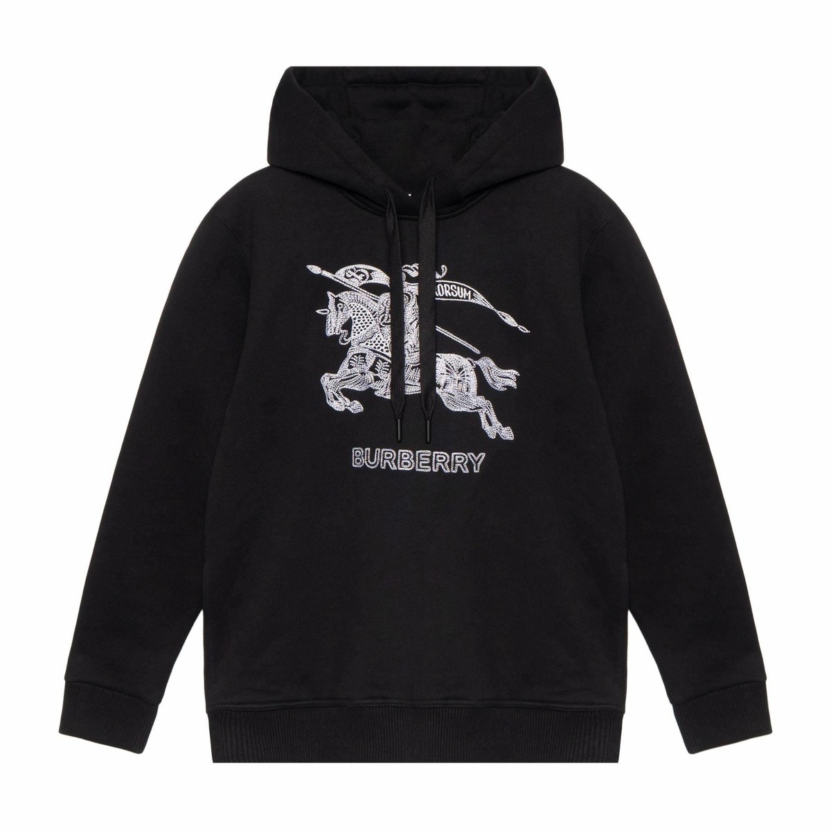 Burberry SS23 Logo Embroidery Sweatshirt Black