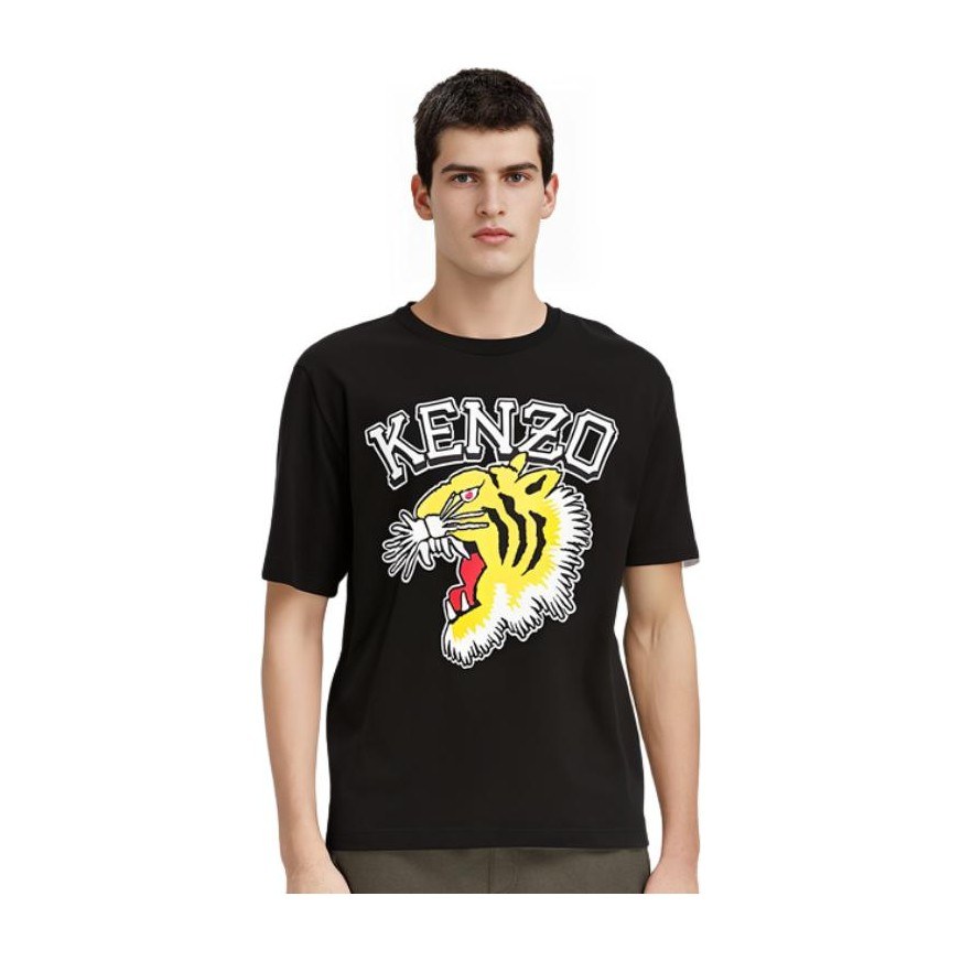 KENZO SS23 Animal Print T-Shirt Black