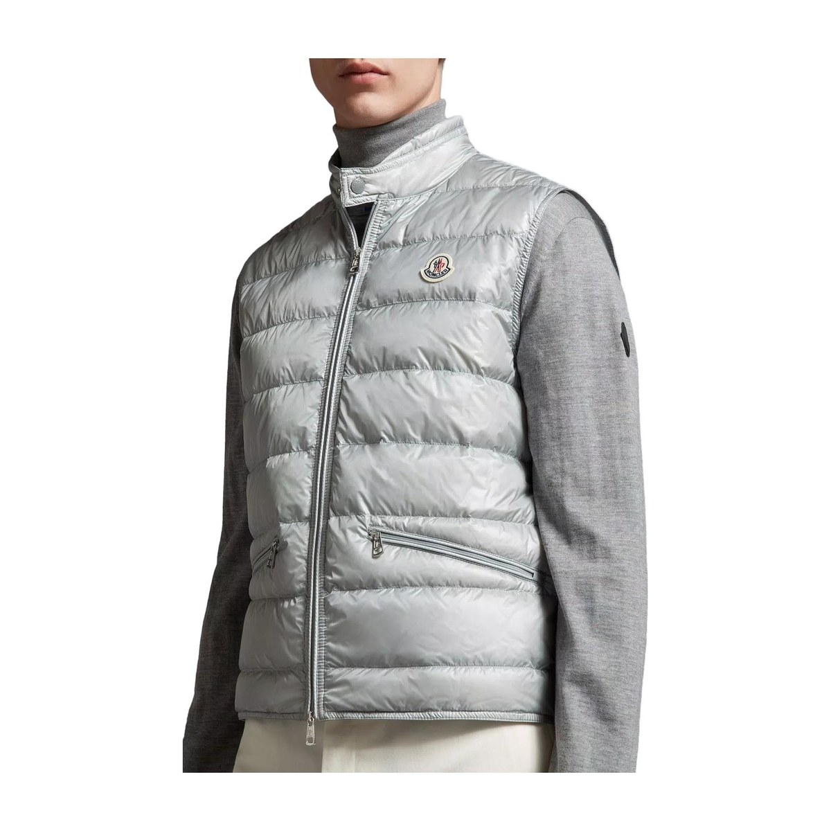 Moncler Grenoble Vest Light Grey