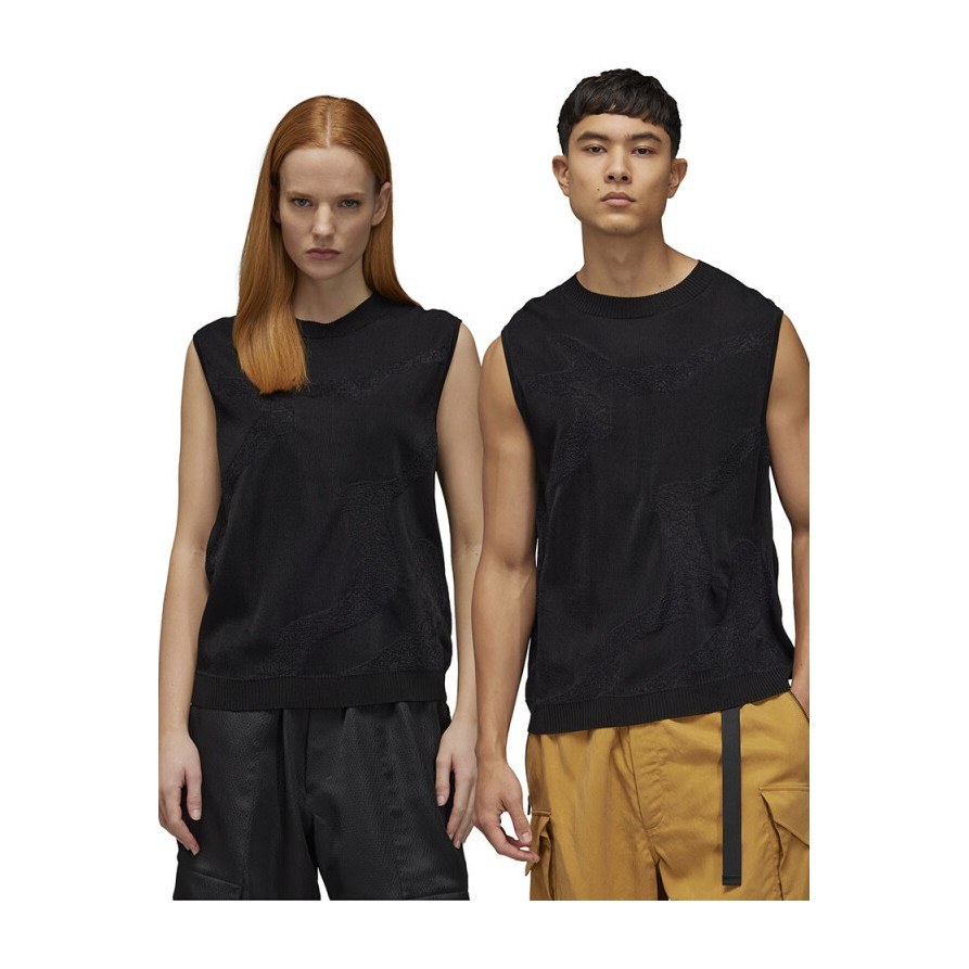 Y-3 Knit Vest Black