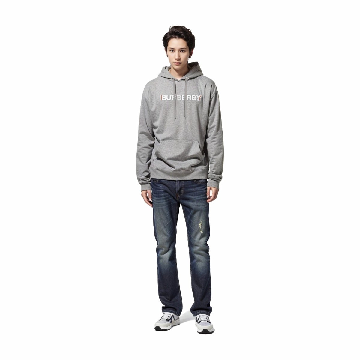 Burberry SS22 Logo Crewneck Sweatshirt Grey