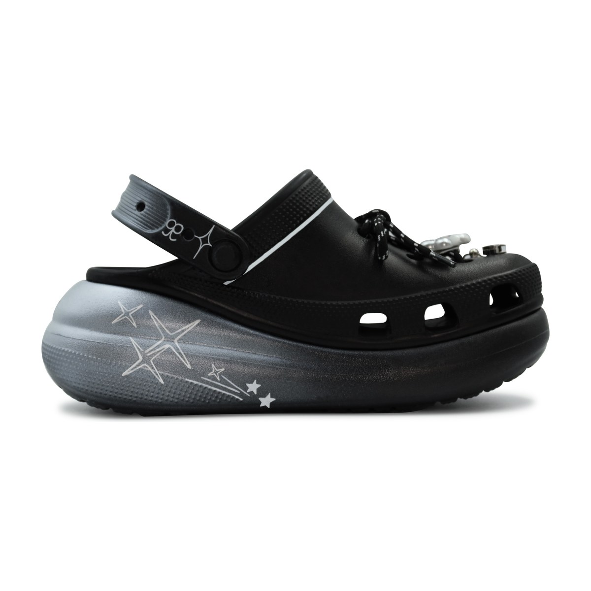 Crocs Classic Clog Black Silver